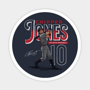 Chipper Jones Atlanta Name Magnet